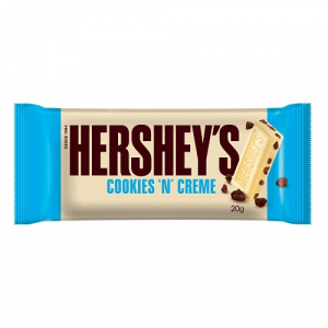 CHOCOLATE HERSHEYS DE COOKIES CREME COM 22G