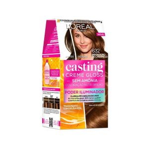 TINTA DE CABELO CASTING CREME GLOSS- PODER ILUMINADOR DE L’ORÉAL PARIS 632 BRIGADEIRO DE CARAMELO 230G