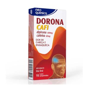 DORONA CAFI DIPIRONA 500MG + CAFEÍNA 65MG COM 16 COMPRIMIDOS