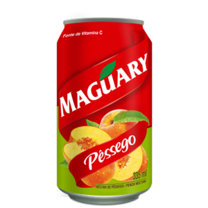 SUCO DE PÊSSEGO MAGUARY LATA COM 335ML