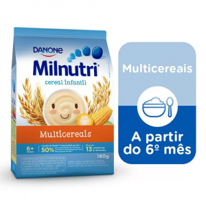 MILNUTRI CEREAL INFANTIL MINGAU MULTICEREAIS 180G