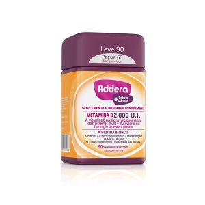POLIVITAMÍNICO ADDERA CABELOS & UNHAS 2000UI 90 COMPRIMIDOS