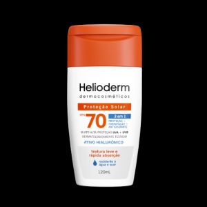 HELIODERM PROTETOR SOLAR FPS 70 COM 120ML 