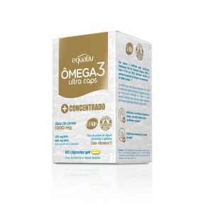 ÔMEGA 3 1000MG ULTRA COM 60 CÁPSULAS EM GEL CONCENTRADO EQUALIV