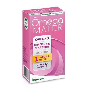 POLIVITAMÍNICO ÔMEGA MATER PARA GESTANTES 30 CÁPSULAS