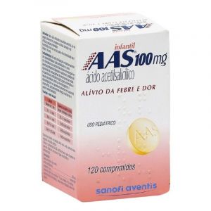 AAS INFANTIL 100MG 120CPRS
