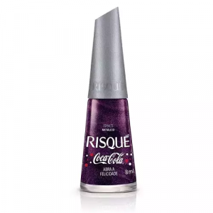 ESMALTE RISQUÉ COCA COLA  ABRA A FELICIDADE 8ML