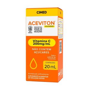 VITAMINA C GOTAS ACEVITON IMUNIDADE 200MG/ML CARAMELO 20ML