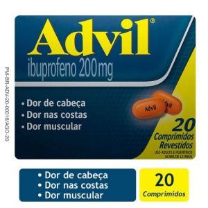 ADVIL 200MG COM 20 COMPRIMIDOS REVESTIDOS