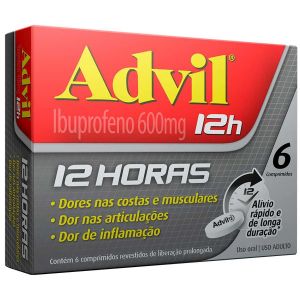 ADVIL 12H IBUPROFENO 600MG 6 CPR