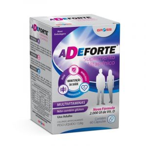 SUPLEMENTO VITAMINÍCO ADEFORTE MULTIVITAMINAS COM 60 CÁPSULAS