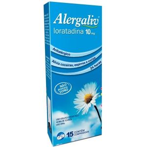 ALERGALIV 10MG COM 15 COMPRIMIDOS - LORATADINA