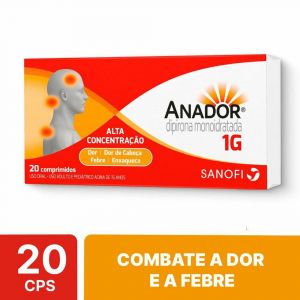 ANADOR 1G COM 20 COMPRIMIDOS 