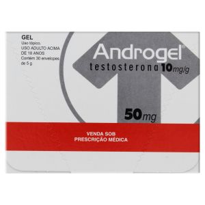 ANDROGEL 50MG COM 30 ENVELOPES E 5G EM CADA