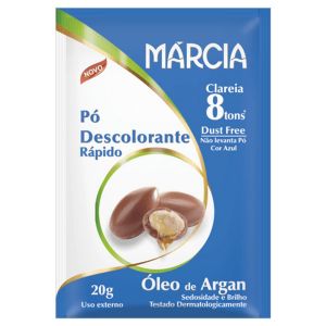 PÓ DESCOLORANTE MÁRCIA 20G - OLÉO DE ARGAN 