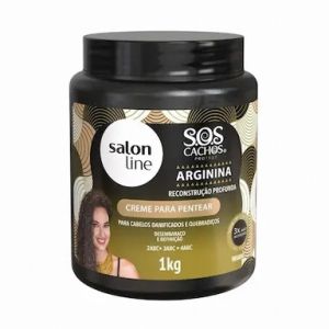 CREME PARA PENTEAR SALON LINE SOS CACHOS ARGININA 1KG