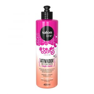 ATIVADOR DE CACHOS SALON LINE #TODECACHOS FIXAÇÃO MAXIMA 400ML