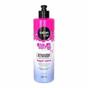 ATIVADOR DE CACHOS SALON LINE #TODECACHO FIXACAO MAXIMA 3ABC 400ML