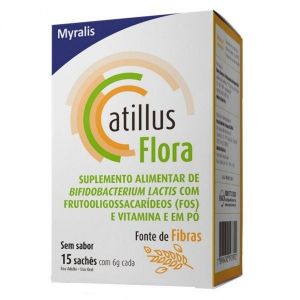 SUPLEMENTO ALIMENTAR ATILLUS FLORA COM 15 SACHÊS DE 6 GRAMAS CADA