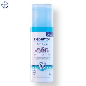LOÇÃO FACIAL NOTURNA BEPANTOL DERMA HIDRATANTE RESTAURADOR PELE SENSÍVEL E SECA COM 50ML