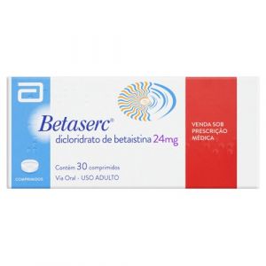 BETASERC 24MG COM 30 COMPRIMIDOS ABBOTT