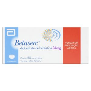 BETASERC 24MG COM 60 COMPRIMIDOS ABBOTT