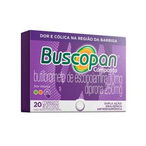 BUSCOPAN COMPOSTO COM 20 COMPRIMIDOS 