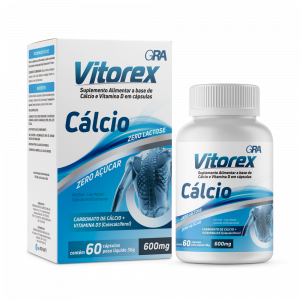 Suplemento Vitamínico Vitorex Cálcio Com 60 Cápsulas