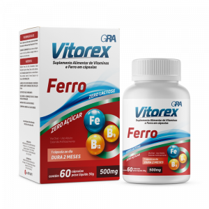 Suplemento Vitamínico Vitorex Ferro Com 60 Cápsulas