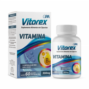 Suplemento Vitamínico Vitorex Vitamina B12 Com 60 Cápsulas