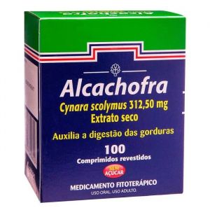 ALCACHOFRA CYNARA SCOLYMUS 312,50MG COM 100 COMPRIMIDOS