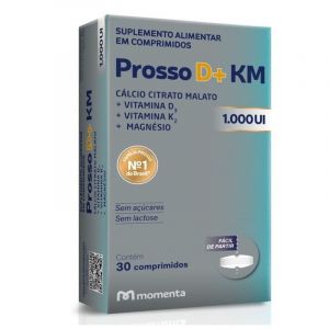 PROSSO D+KM SUPLEMENTO ALIMENTAR 1.000UI COM 30 COMPRIMIDOS