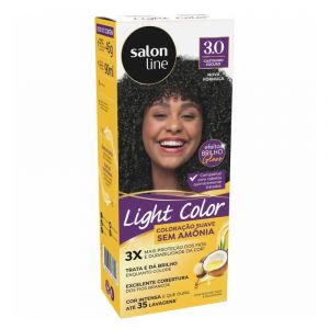 TINTA SALON LINE LIGHT COLOR 3.0 CASTANHO ESCURO 