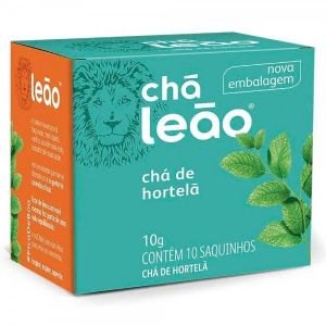 CHA LEAO HORTELA C/10 SACH