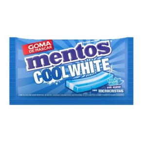 CHICLETE MENTOS COOL WHITE PEPPERMINT 5 UNIDADES