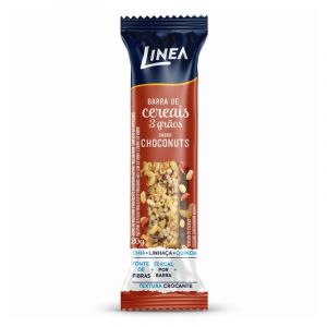 BARRA DE CEREAIS LINEA 3 GRÃOS CHOCONUTS 20G