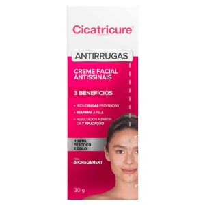 CICATRICURE ANTISSINAIS CREME FACIAL COM 30G