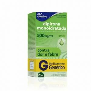 DIPIRONA 500MG 20ML NEO QUIMICA GENERICO