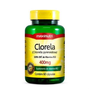 CLORELA 400MG COM 60 CÁPSULAS