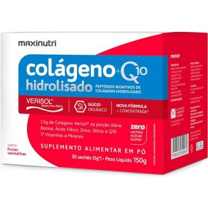 COLAGENO+Q10 HIDROLISADO 150G COM 30 SACHÊS