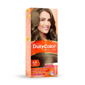COLORAÇÃO CREME DUTYCOLOR PARA CABELOS COR 6.0 LOURO ESCURO