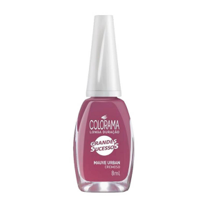 ESMALTE CREMOSO COLORAMA GRANDES SUCESSOS MAUVE URBAN COM 8ML