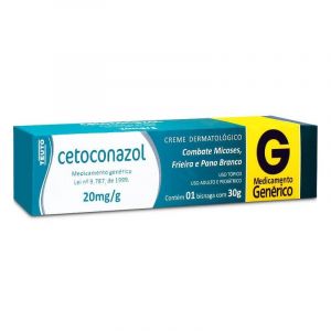 CETOCONAZOL 20MG/G COM 30G TEUTO