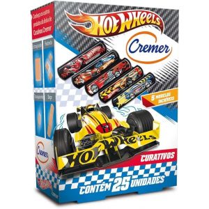 CURATIVO CREMER HOT WHEELS COM 25 UNIDADES