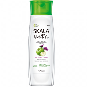 SHAMPOO SKALA NATURALS MAÇÃ VERDE E MALVA COM 325ML