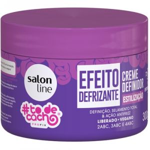 CREME DEFINIDOR #TODECACHO SALON LINE EFEITO DEFRIZANTE 300ML