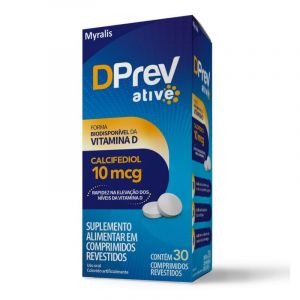 DPREV ATIVE SUPLEMENTO ALIMENTAR 10MCG COM 30 COMPRIMIDOS