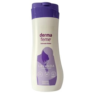 SABONETE LÍQUIDO ÍNTIMO LAVANDA DERMAFEME COM 200ML