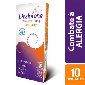 DESLORANA 5MG COM 10 COMPRIMIDOS 