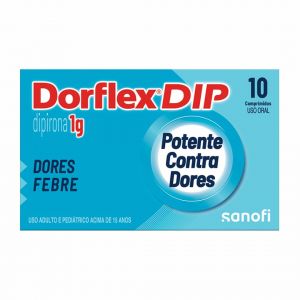 DORFLEX DIPIRONA ANALGÉSICO E ANTITÉRMICO COM 10 COMPRIMIDOS